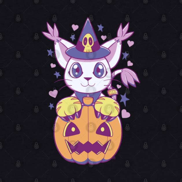 Happy Meowloween V1 by MeenGreenie